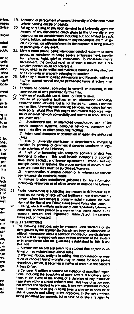 OU Code of Conduct